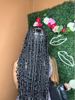 Boho braids weaves pelo