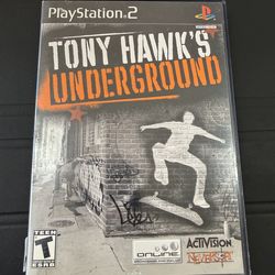 Tony Hawk’s Underground PlayStation 2