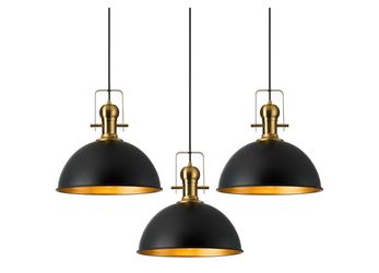 Brand New ALAISLYC 3-Light Plug in Pendant Light 22FT Industrial Hanging Lamp with Twisted Hemp Rope Independent Triple Switch Hanging Light Chandelie