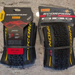 Pirelli Scorpion XC mountain bike tires 29x2.4 and 29x2.2