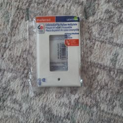 Unbreakable Nylon Wallplate Made In USA  Midway/medium White 100 PC Box