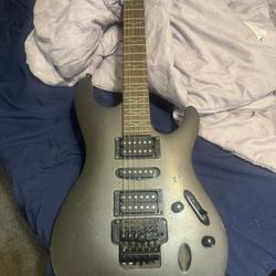 Electric Guitar And Amp