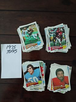 Vintage 1975 Topps Football Cards