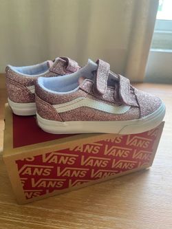 Pink Glitter Vans