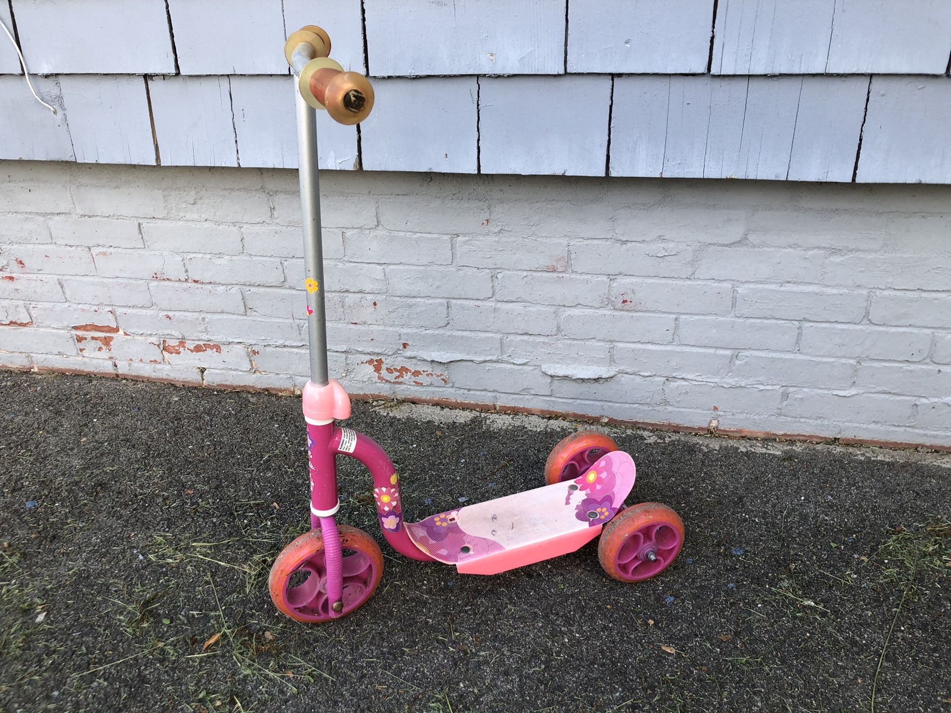 Barbie doll girls scooter