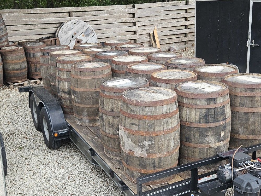 Authentic Whiskey Barrels
