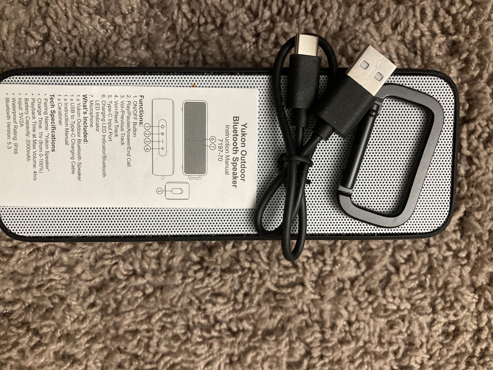 Yukon Outdoor Bluetooth Speaker