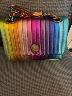 New Large Kurt Geiger London Rainbow Kensington Shoulder Bag