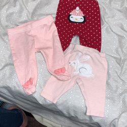 3 Baby Girl Pants
