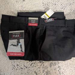 Van Heusen Men's 44x30 Black Pants