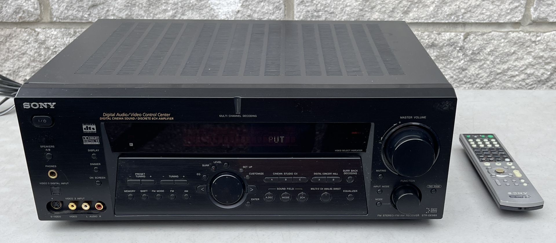 Sony STR-DE985 6.1 Channel 100 Watts x 6 Home Theater Stereo Receiver