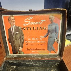 Vintage Travel Saleaman Suitcase