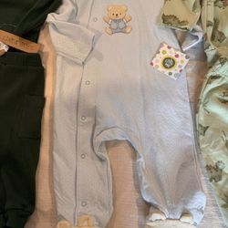 Boys Onesie With Feet 6m