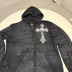 Affliction Zip Hoodie 