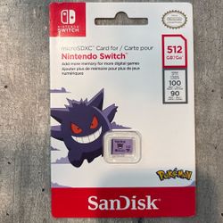 Sealed: Nintendo Switch 512GB Memory Card