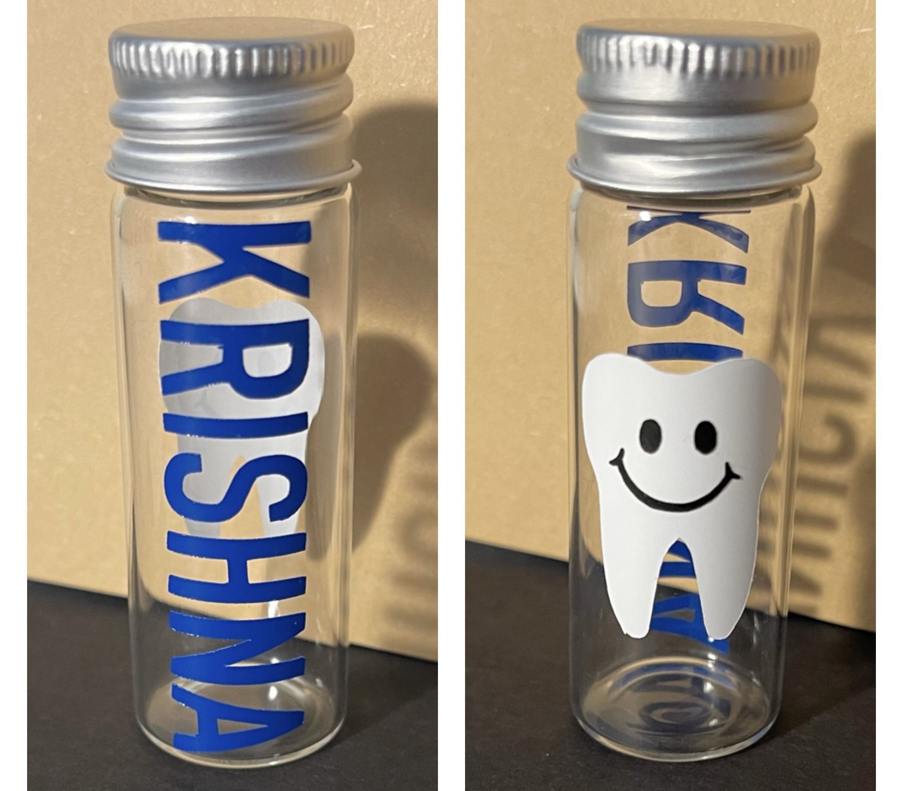 Personalized Tooth Jars