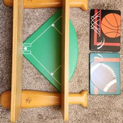 Baseball Shelves With 2 Extra Sports Wall Art