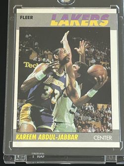 Kareem Abdul-Jabbar Card 87-88