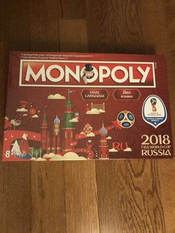 Official FIFA World Cup Russia 2018 Monopoly - Brand New in Sealed Box