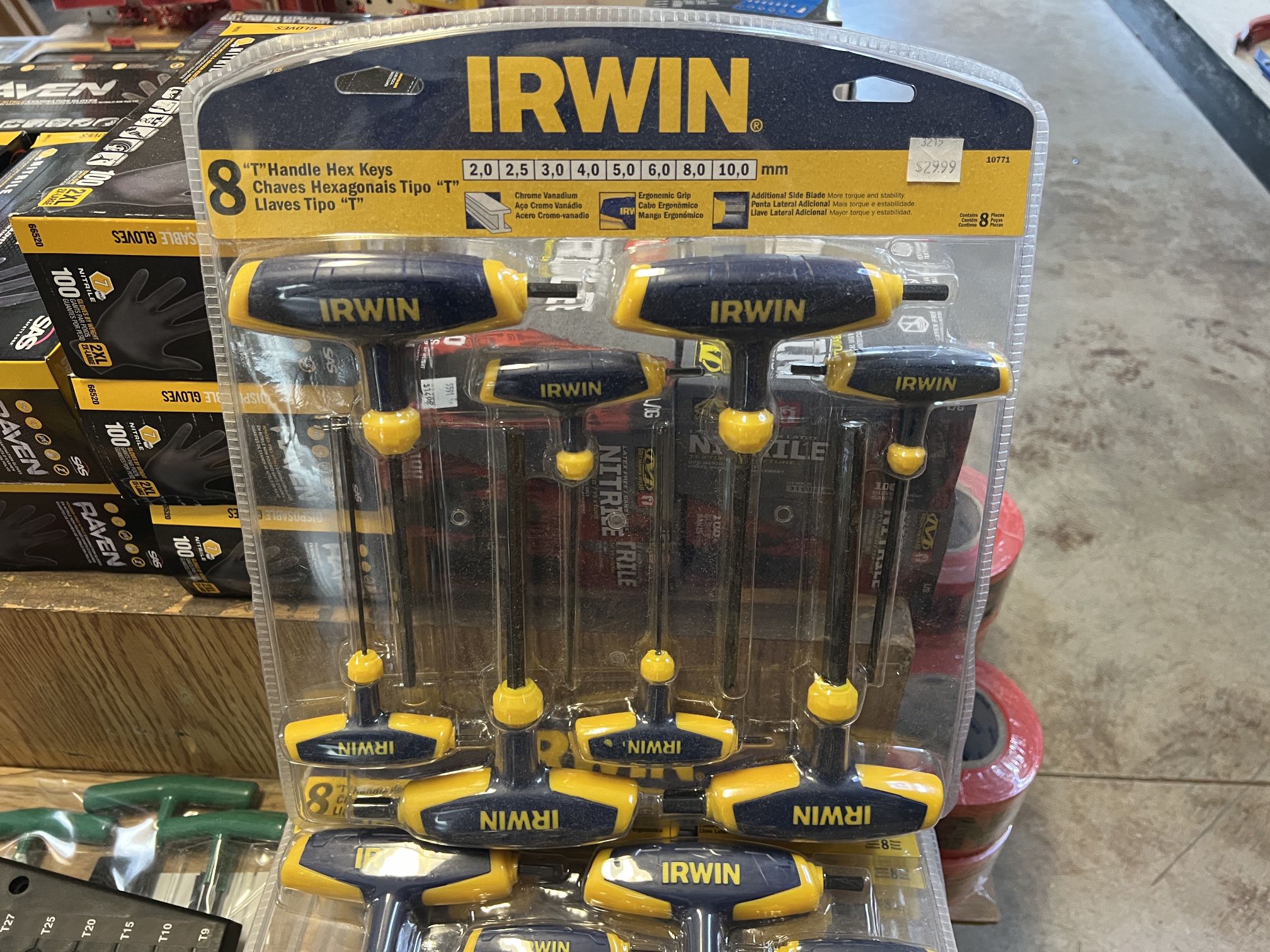 Irwin 10771 8 Pc T Handle Hex Key Sets
