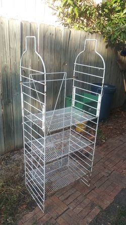 Steel/metal three rack/shelf very sturdy and strong