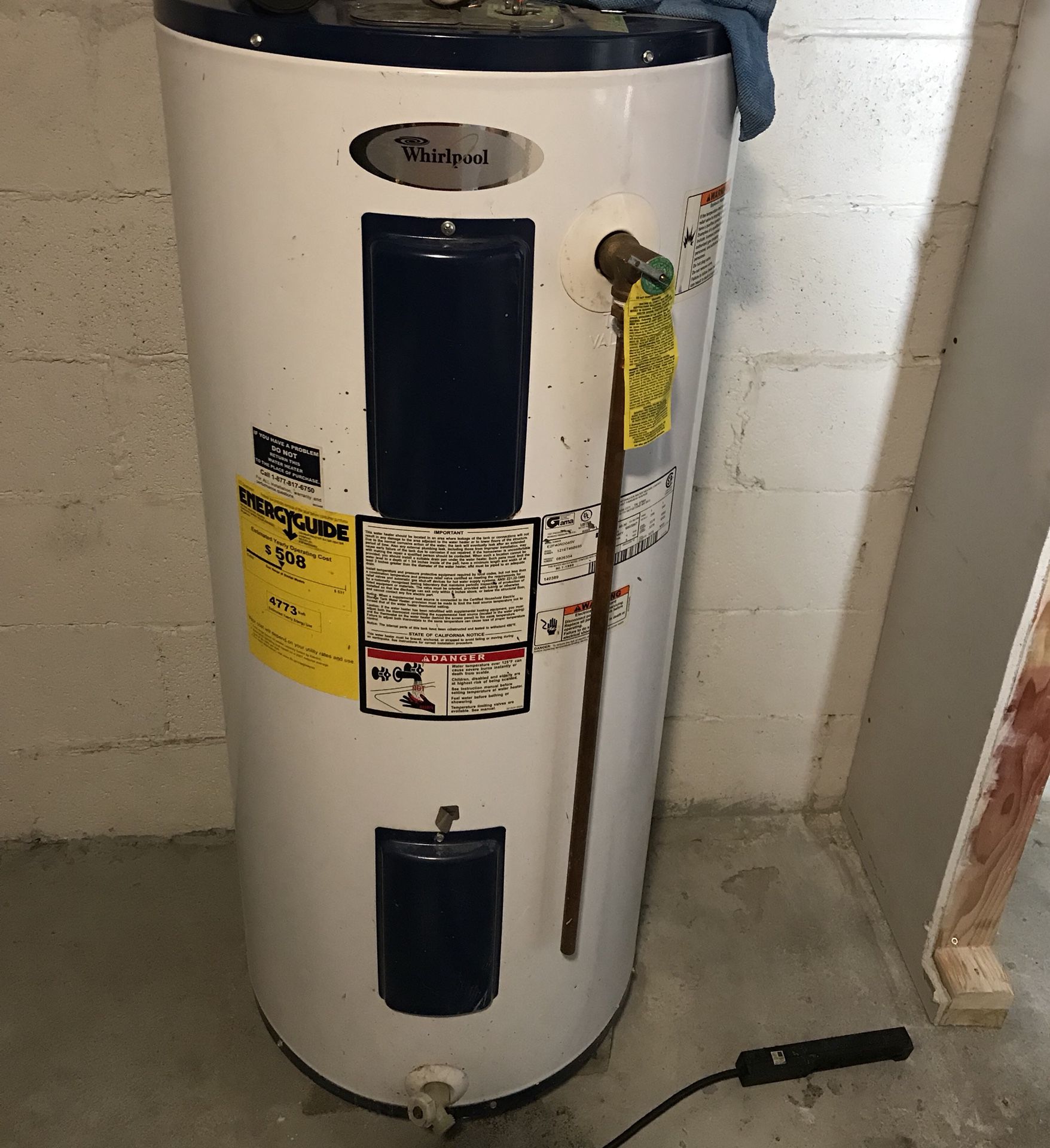 Electric Water Heater 220V 40gallon