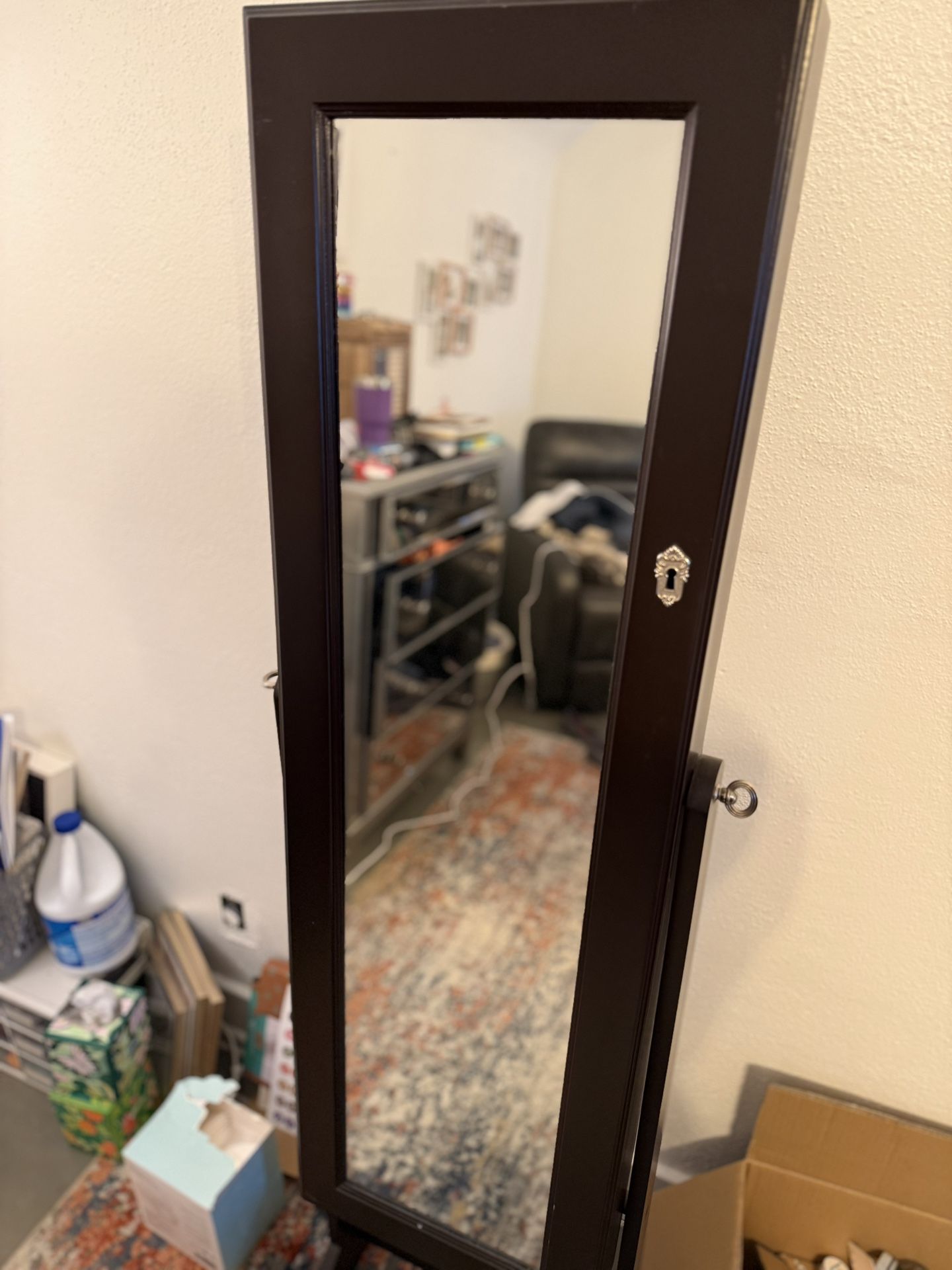 Standing Jewelry Armoire