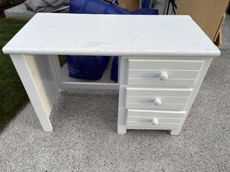 White desk