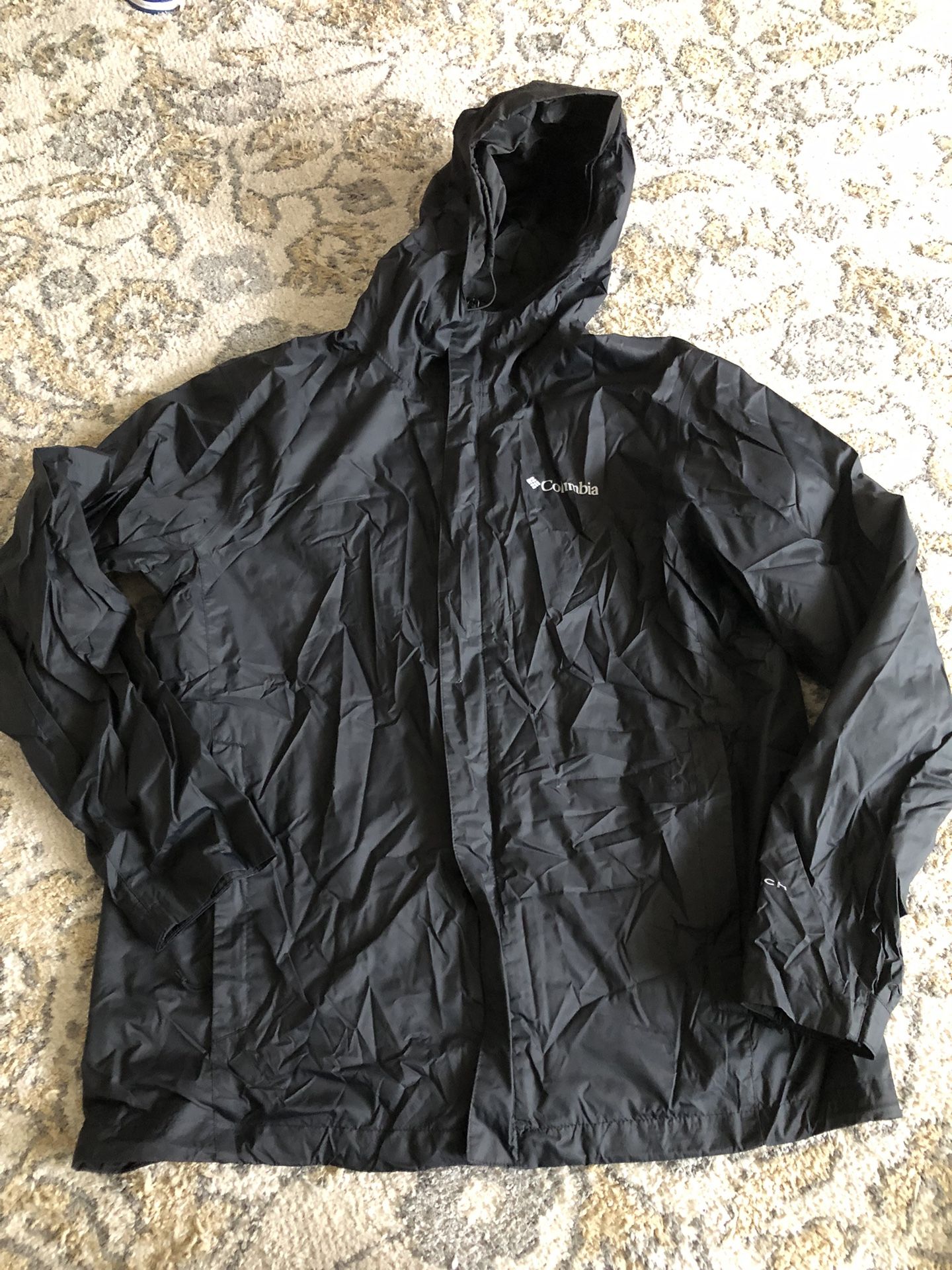 Mens Columbia Rain Jacket