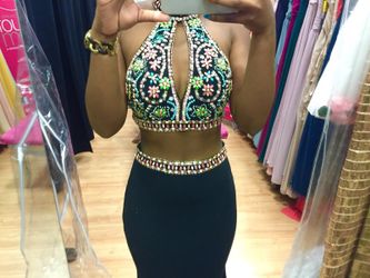 2pc Elegant Dress-Faviana for PROM