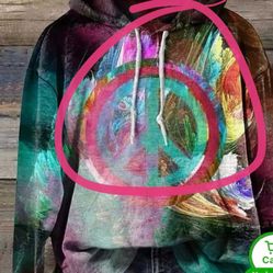 New xl tie dye hoodie s and shirt