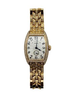 Frank Mullery Geneve 18KG Diamond Quartz  Ladies Watch 1750 S6 PM D