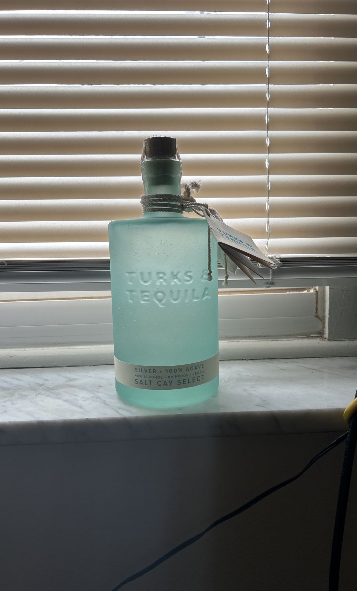 Turks and Caicos islands Tequila 100 Agave 80 Proof