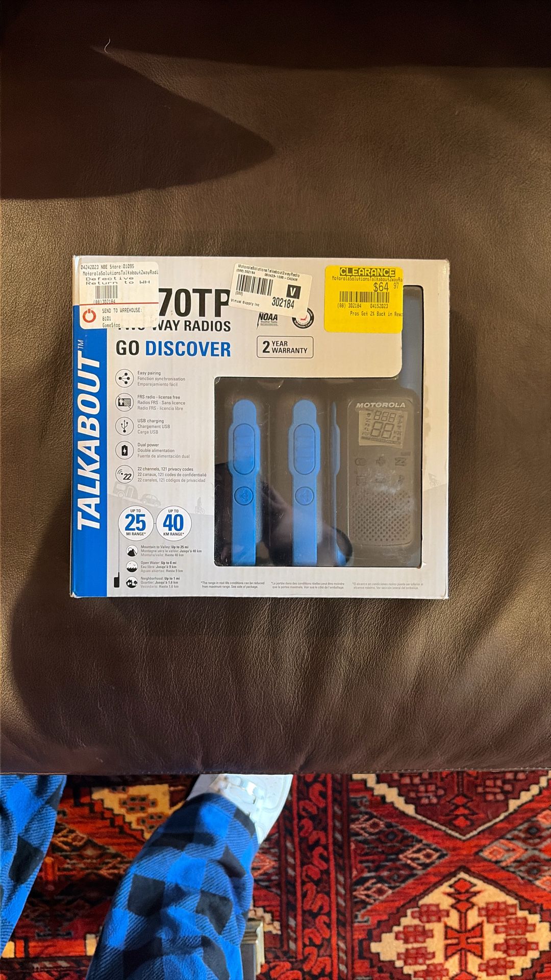 Motorola T270 Walkie Talkies