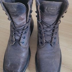 PULLEY 8" STEEL TOE LACE-UP WORK BOOT