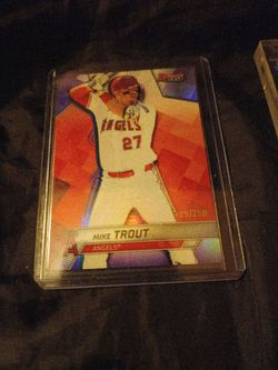 Mike Trout Numbered Card