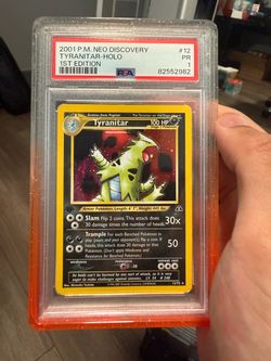 Tyranitar Neo Discovery Holo Psa 1