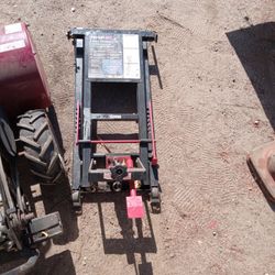 Lawn Mower Lift With All Attachments