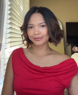 Altar'd State Red One-Shoulder Top Size Small