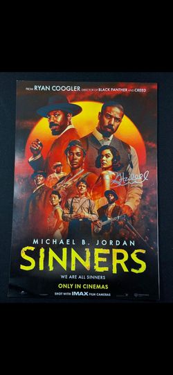 Sinners 18x20 Movie Poster Signed By Hailee Steinfield w/COA