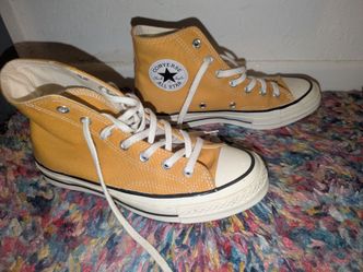 Yellow 70's Converse