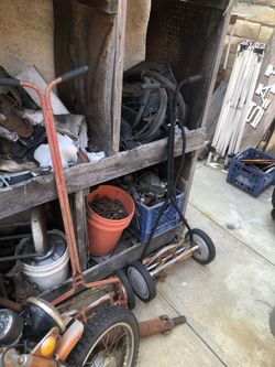 Old School Push Mowers