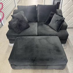 Loveseat With An Ottoman  (Best Offer Welcome)