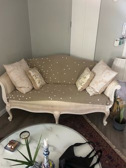 Sofa, cream and like new