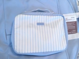 Garment bag with matching toiletry bag