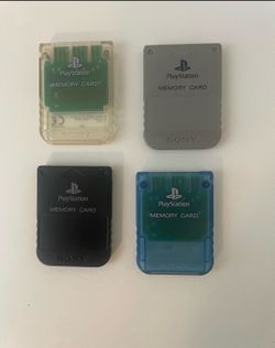 Playstation 1 Memory Cards