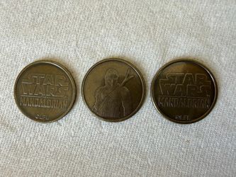 A set off Mandalorian Coins