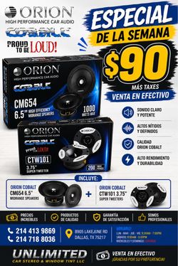 Orion 6.5. / tweeters