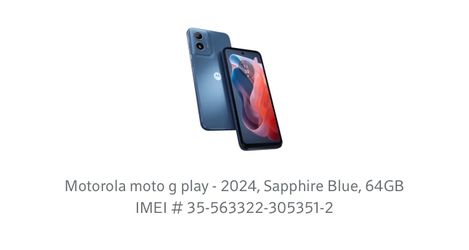 Motorola Moto G Play 2024 64GB
