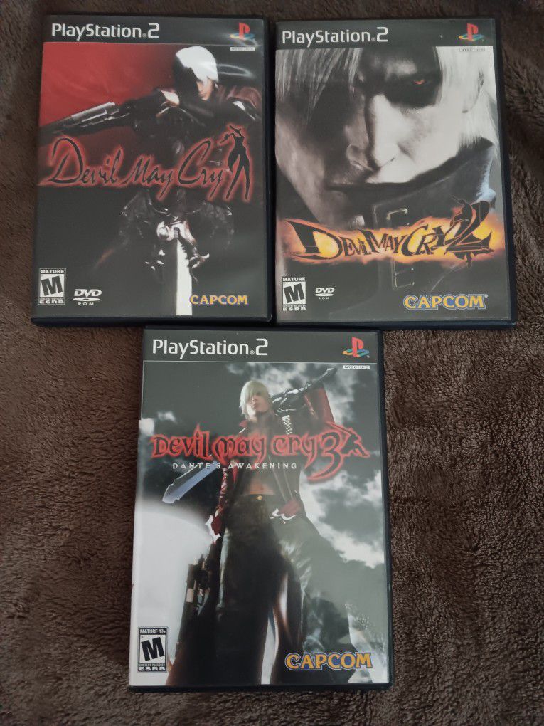 Devil May Cry Trilogy PS2 (1,2 & 3)